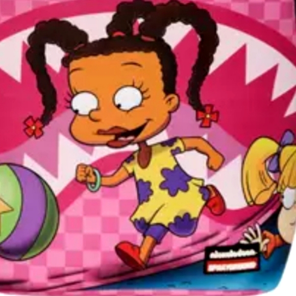 Sprayground Rugrats Susie Carmichael All Pink Checkered Backpack Brand New Fab - Picture 5 of 12